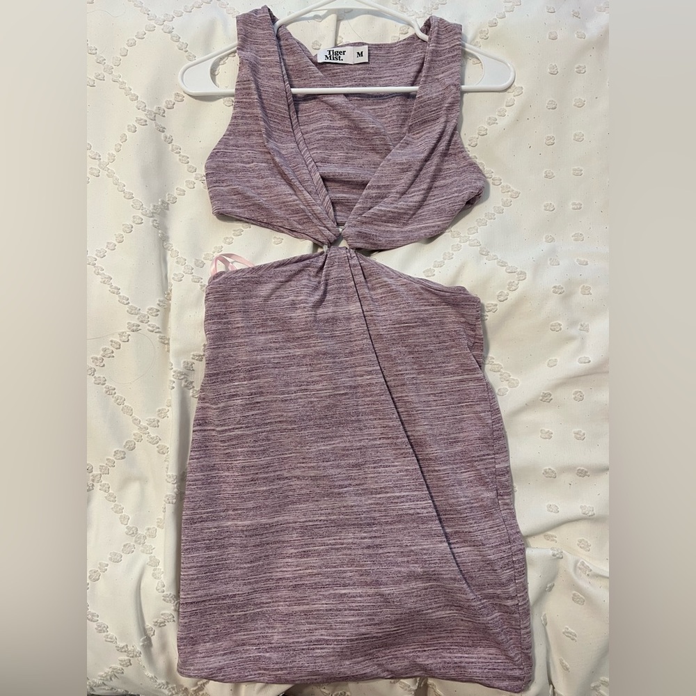 Purple tiger mist dress